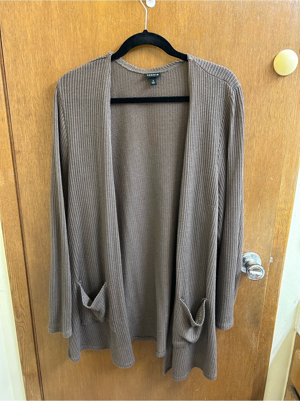 Torrid Lightweight Brown Cardigan
